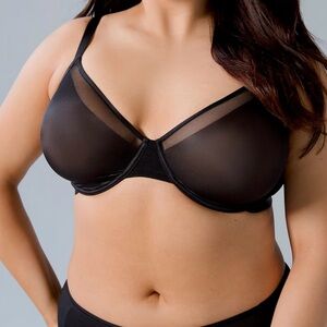 NWOT Soma Unbelievable Lift Perfect Coverage Bra‎ Mesh Sheer Underwired
